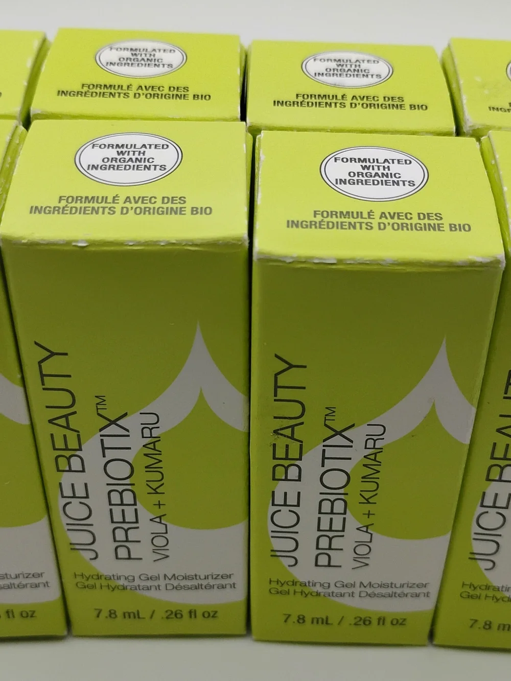 X8 Juice Beauty Prebiotix Viola + Kumaru Hydrating Gel 7.8ML Each
